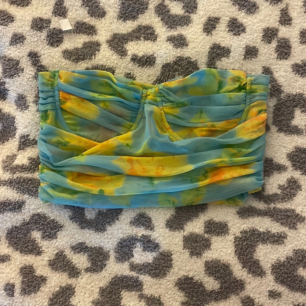 Zara Mesh Tube Top